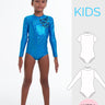 high neck leotard pattern girls