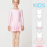 girls leotard with skirt sewing pattern