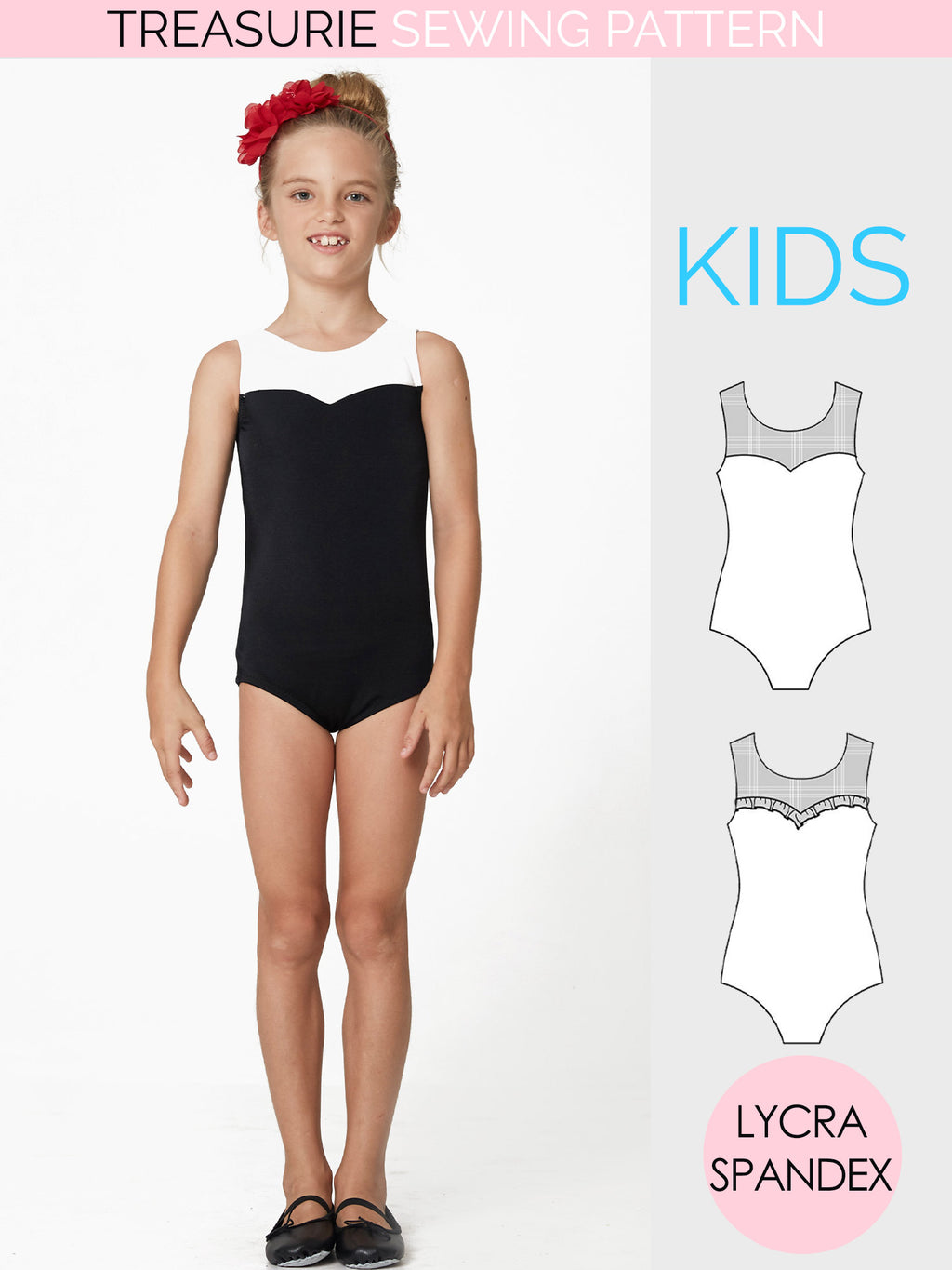 Ocotillo Playsuit Leotard Leo Swim Swimsuit PDF Sewing Pattern Toddler  Child Tween Girl -  UK