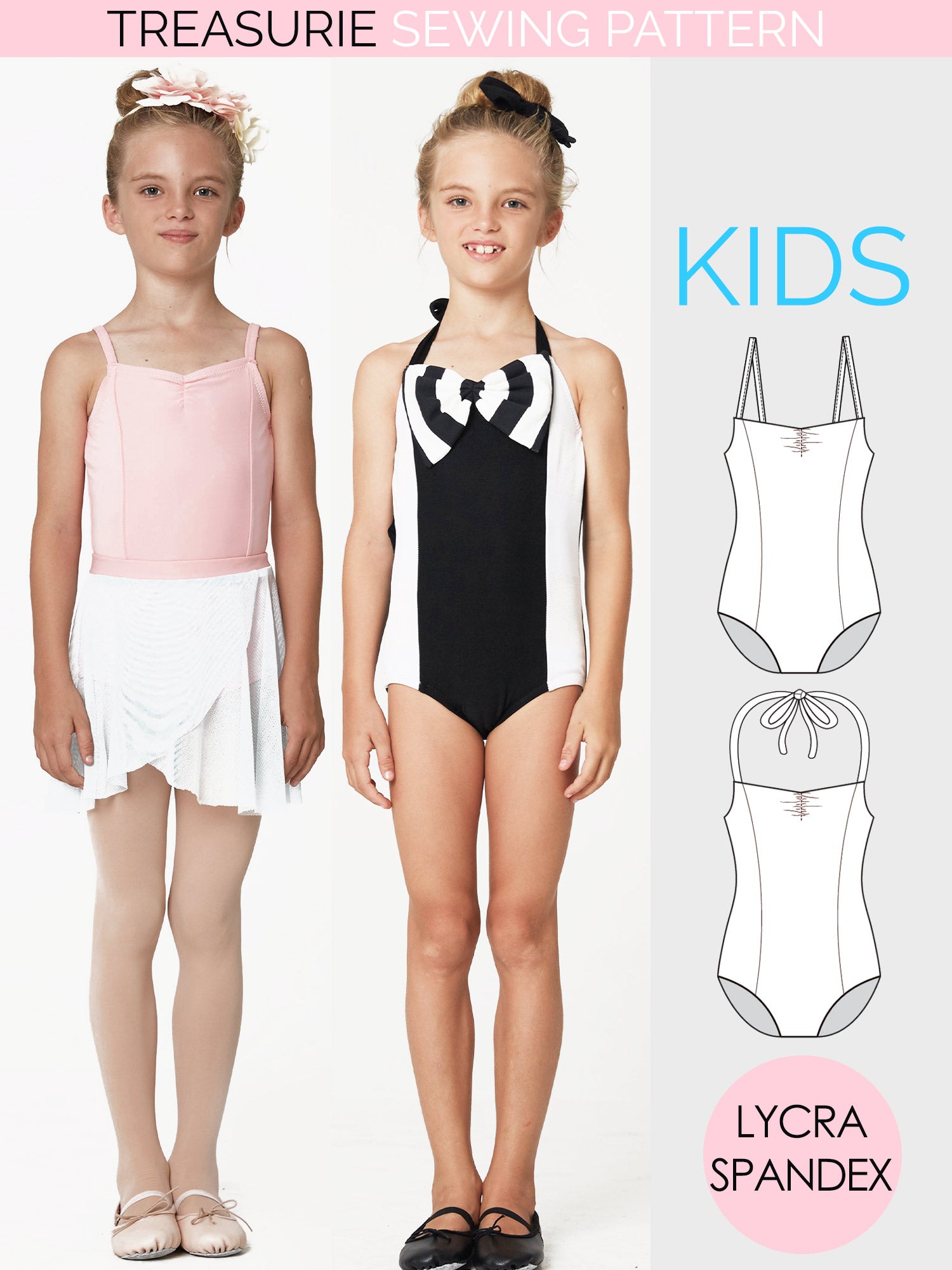 girls ballet leotard pattern, swimsuit sewing pattern