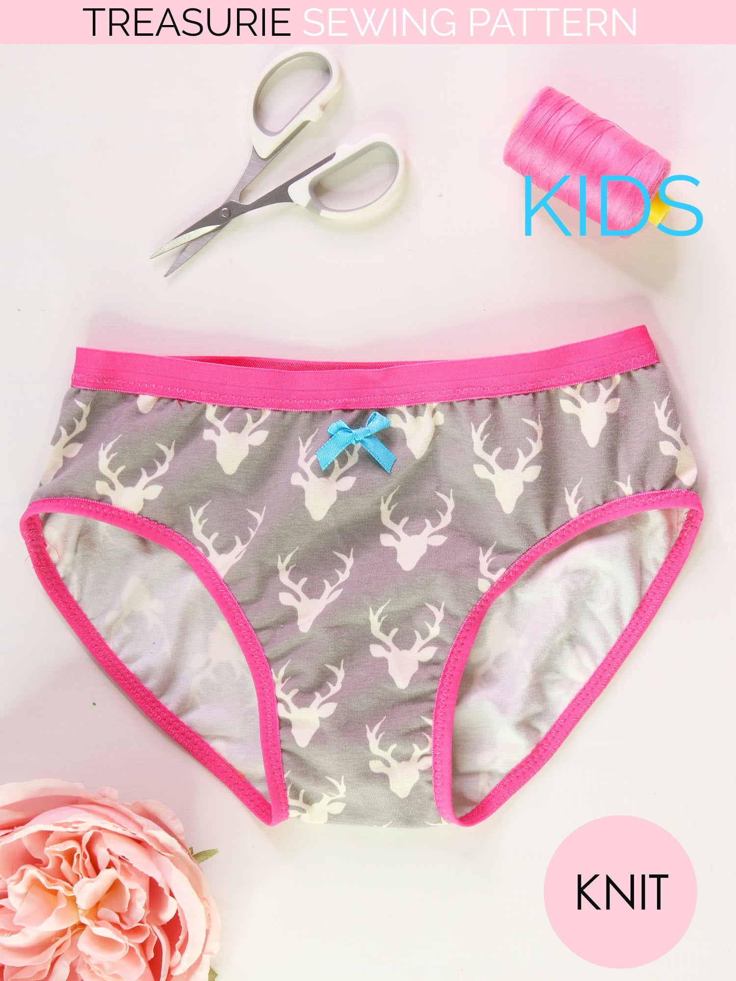 Girls Underwear Sewing Pattern TREASURIE