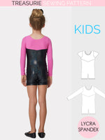 Leotard Patterns, Unitard Patterns - UNITARD #1 Short/Long Sleeve ...