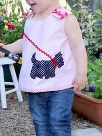 SCOTTIE - BABY Reversible Dress & Top Pattern  (0-24 Months)