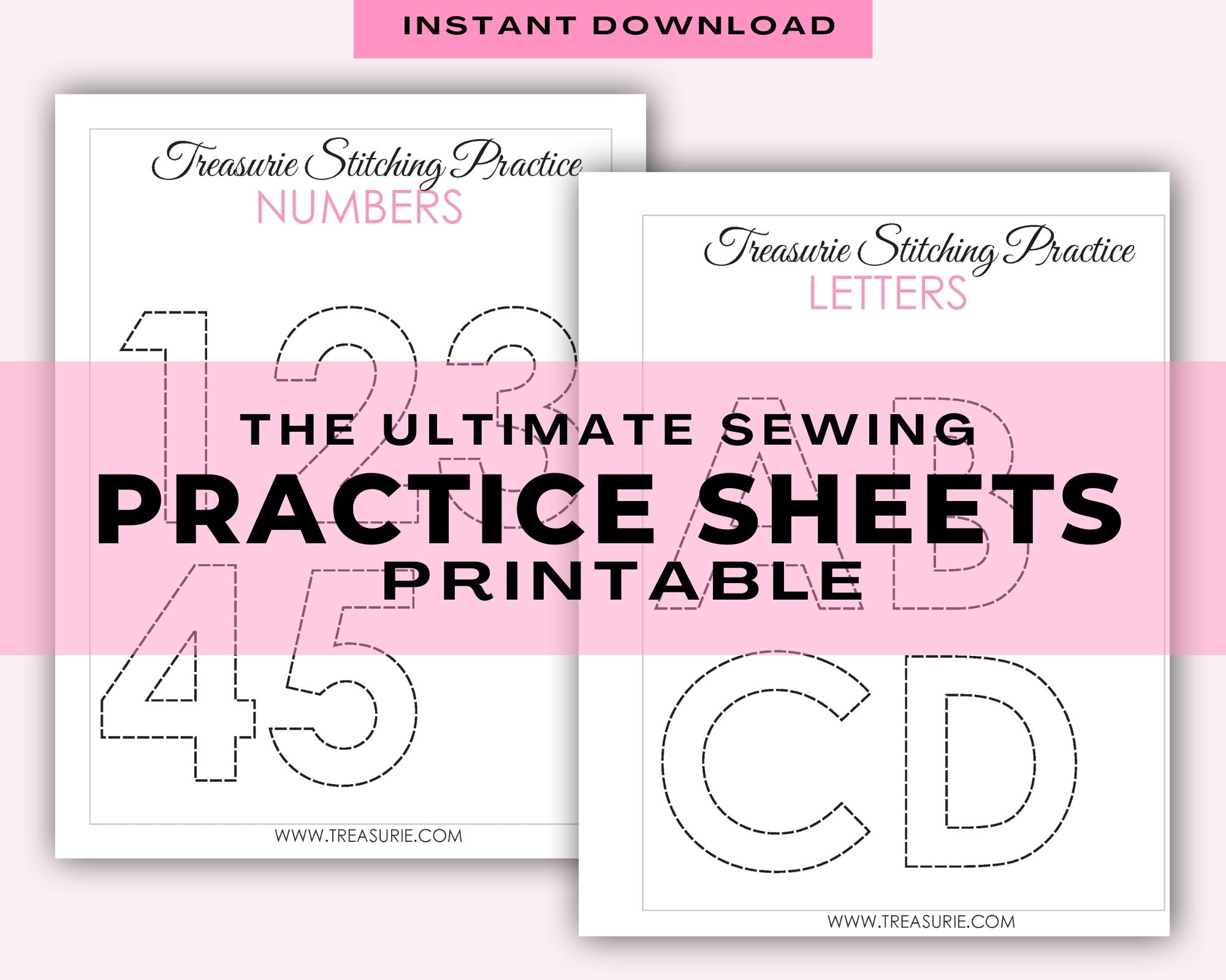 sewing practice sheets