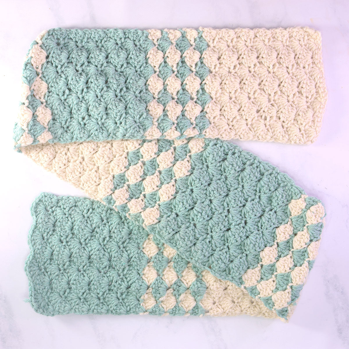Shell Scarf Crochet Pattern – TREASURIE