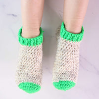 Slipper Socks Crochet Pattern