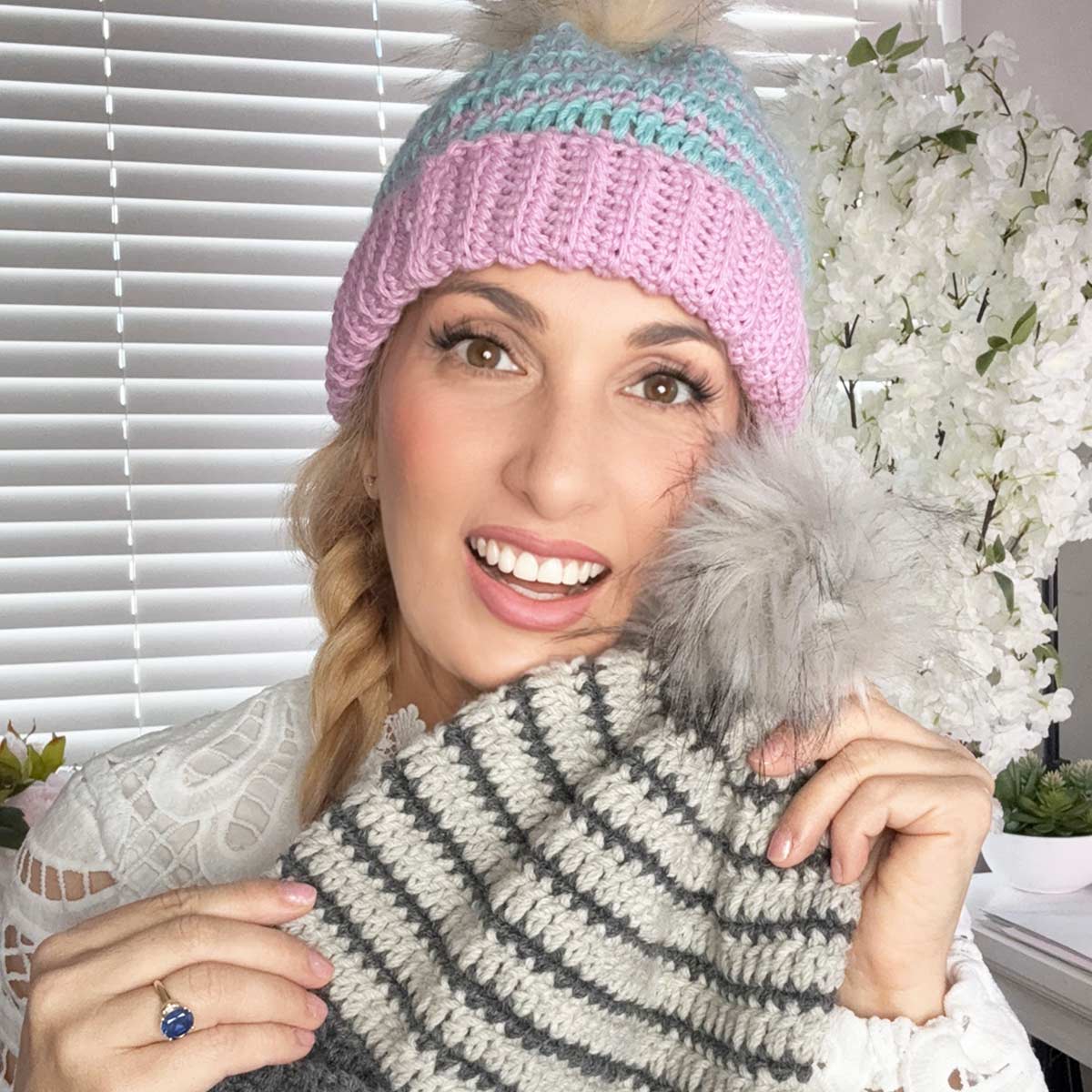 Striped Beanie Crochet Pattern