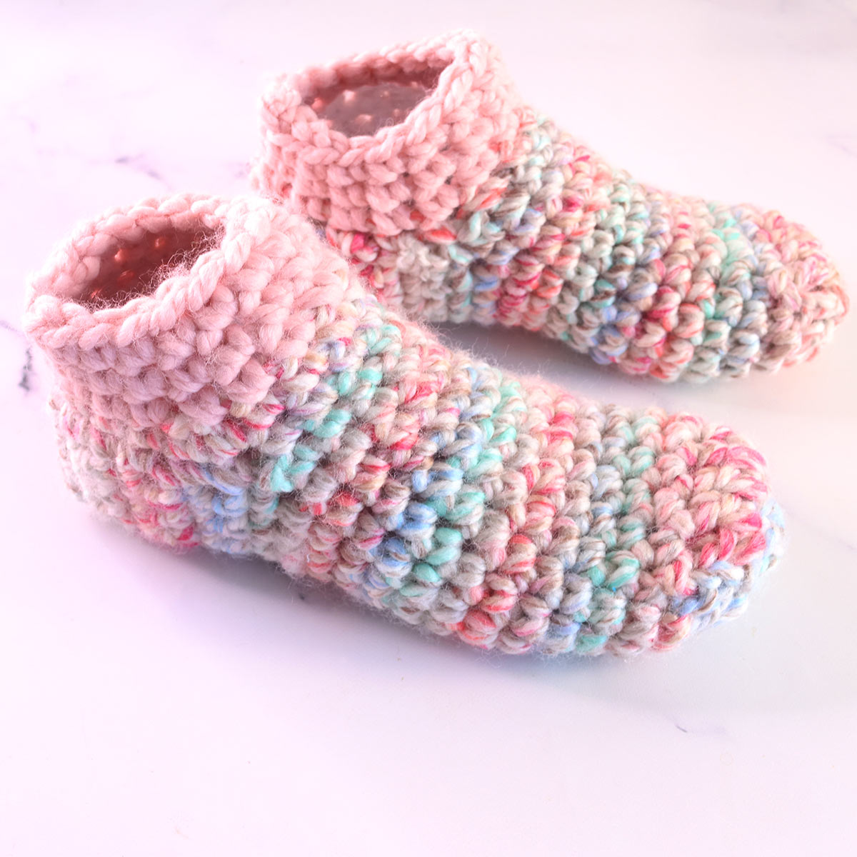 Crochet Chunky Slippers Pattern