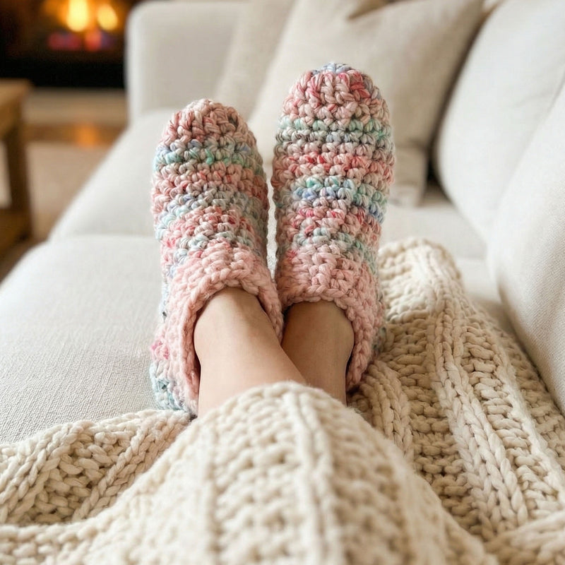 Chunky Crochet Slipper Pattern