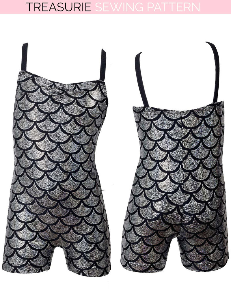 Bodysuit Pattern- GIRLS - Long/Short Sleeve – TREASURIE
