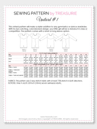 unitard sewing pattern