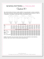 Leotard Patterns, Unitard Patterns - UNITARD #1 Short/Long Sleeve ...