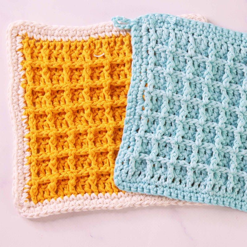 Dishcloth crochet pattern, washcloth crochet pattern