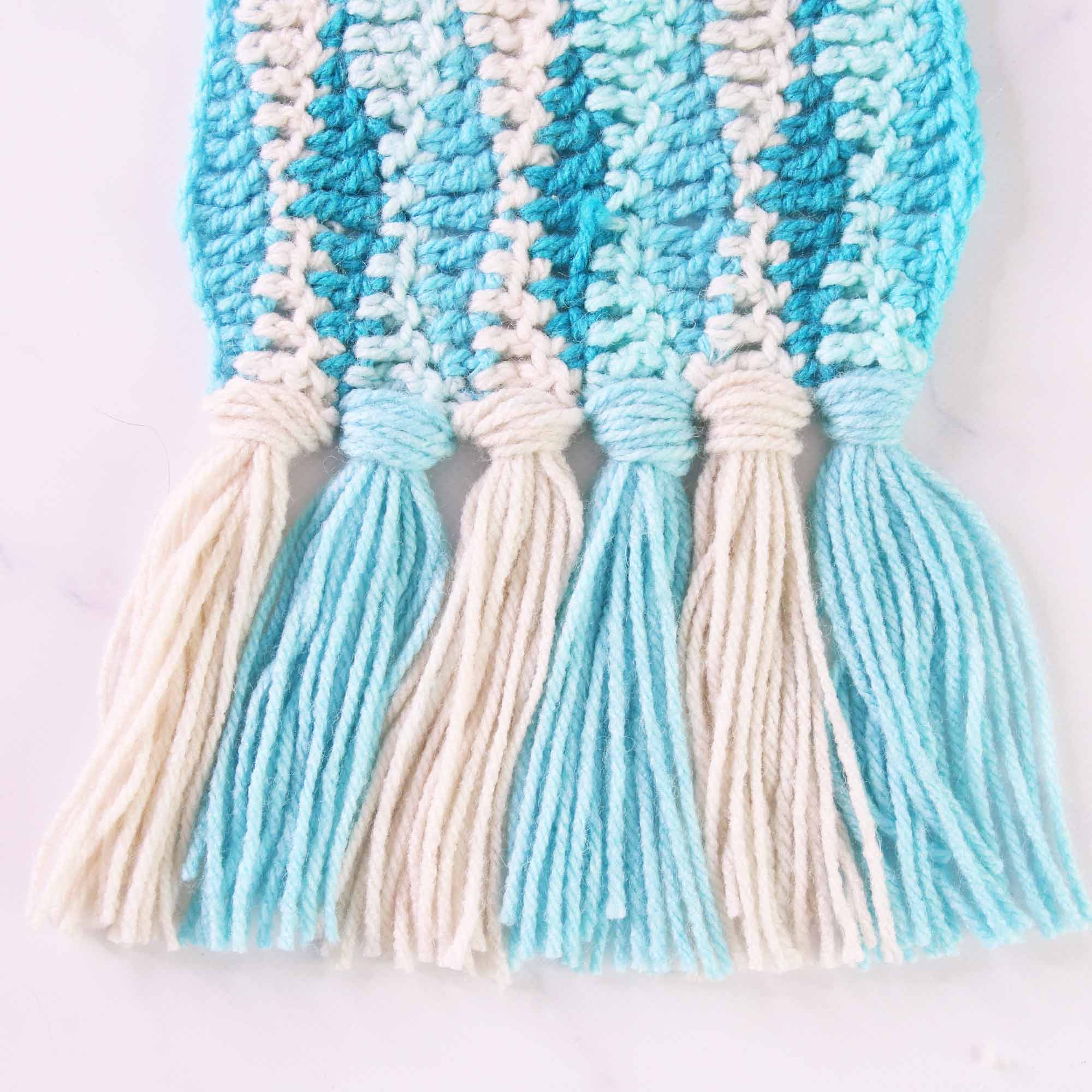 crochet wave scarf pattern