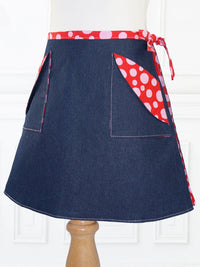 girls wrap skirt sewing pattern