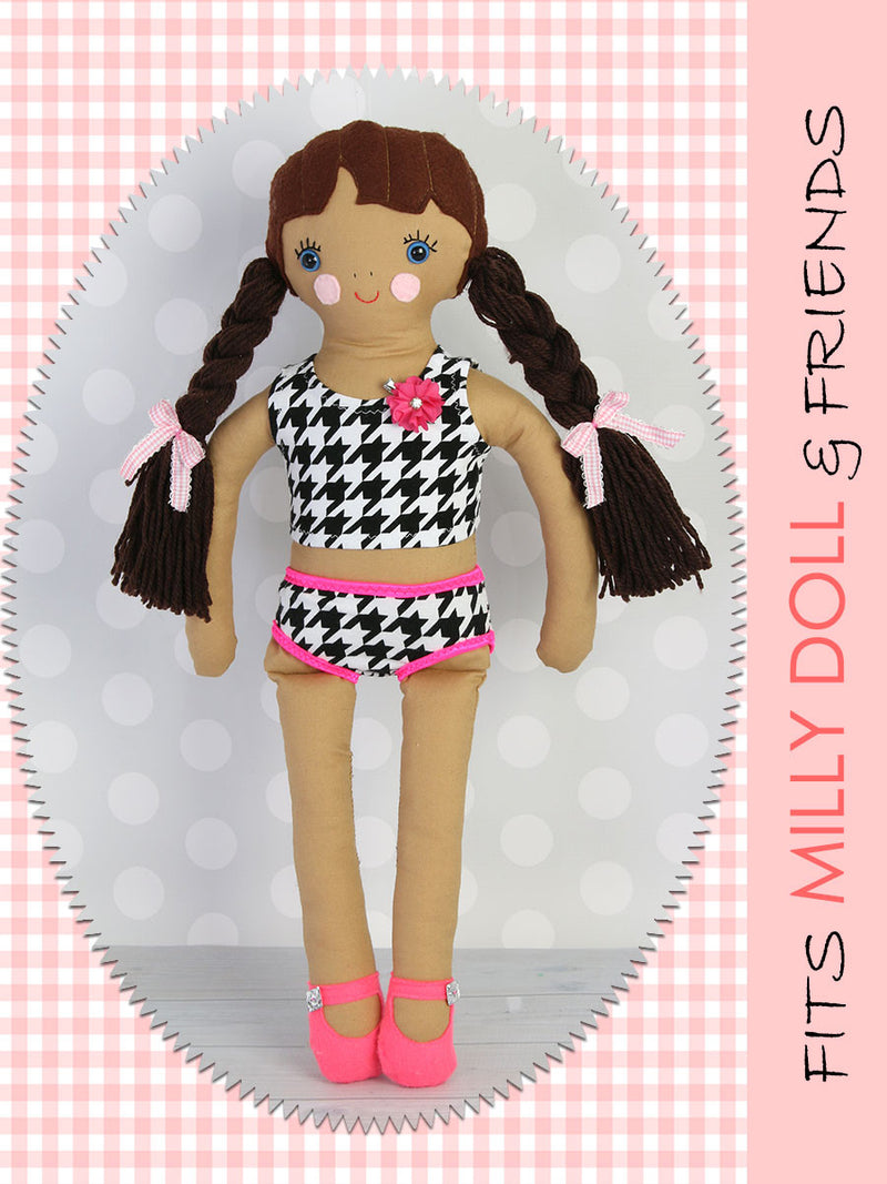 American Girl Doll Dress, American Girl Doll Underwear, Zebra Pin