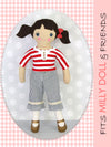 18 inch doll sewing pattern