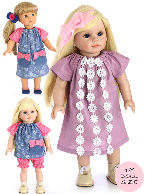 Doll Clothes Patterns - Doll Dress Patterns – TREASURIE