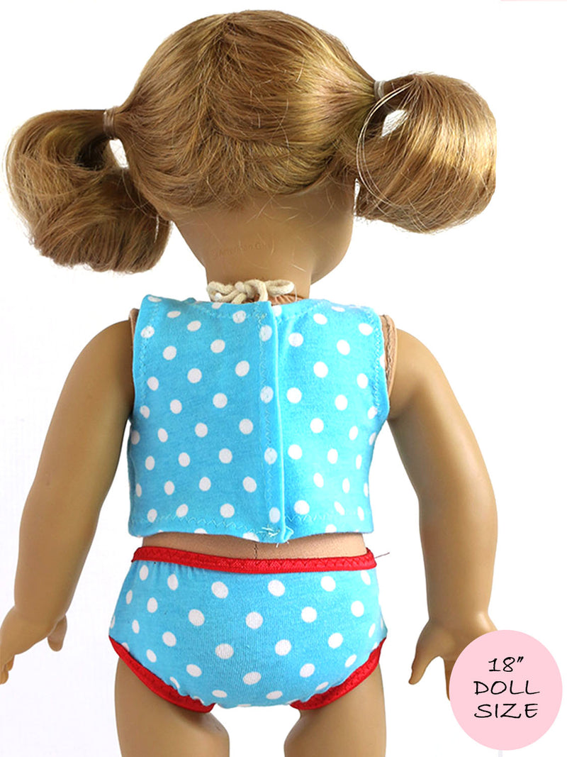How to sew doll underwear/American Girl Doll/18 inch doll/free