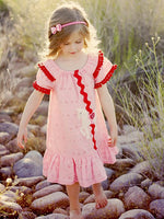 Carousel dress girls digital downloadable PDF sewing pattern, children's sewing pattern, peasant dress pattern