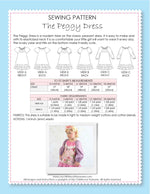 PEGGY - Baby Peasant Dress Patterns  (0-24 Months)