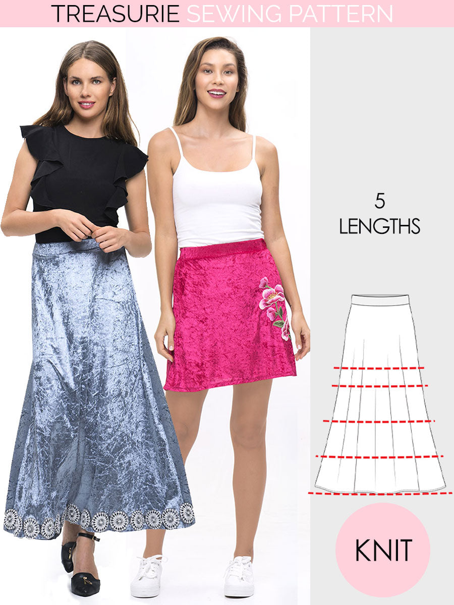 Stylish Skirt and Dress Patterns: 3 Free Sewing Patterns for Women - Sew  Daily
