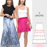 womens skirt pattern stretch