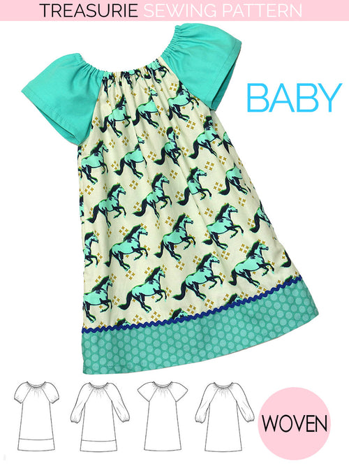 baby peasant dress pattern