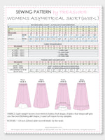 Skirt Pattern - A-line - Womens – TREASURIE
