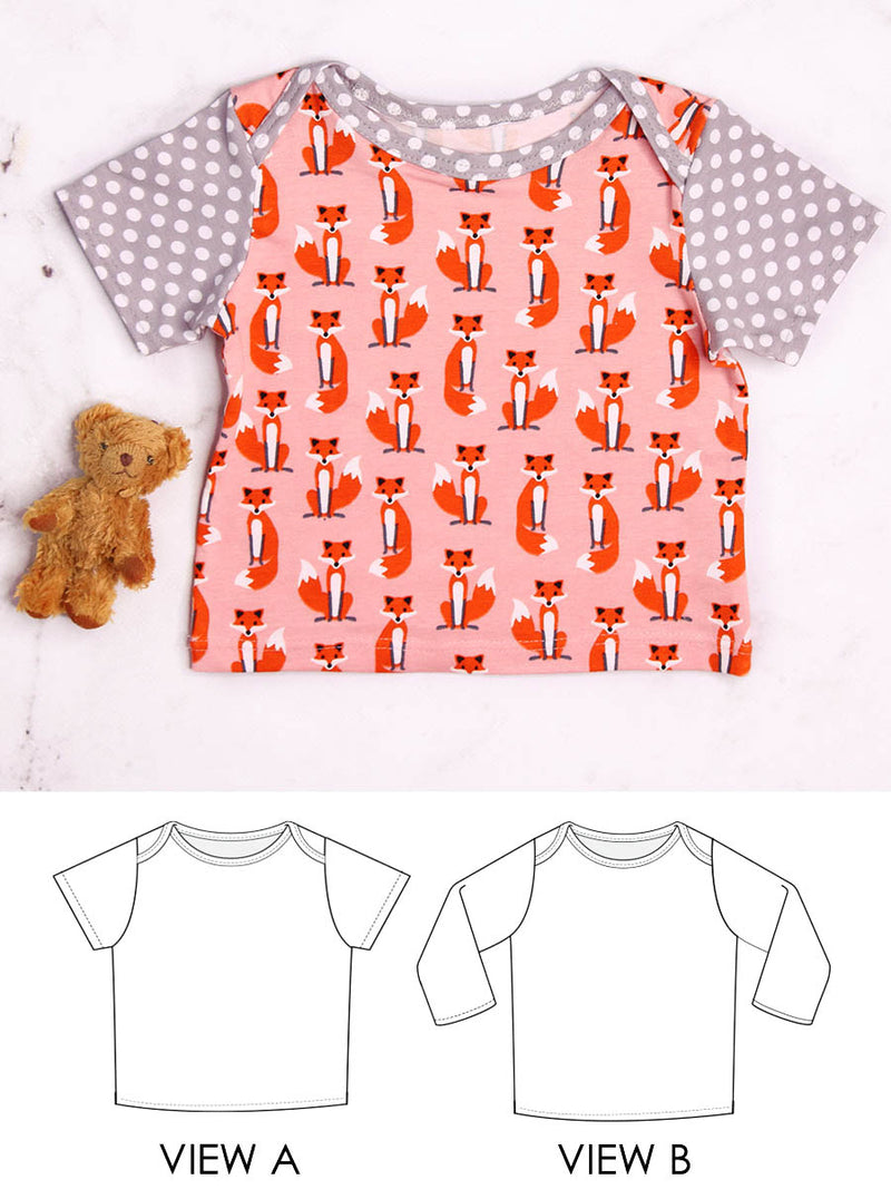 T-Shirt - BABY Overlap (B201-L)  (0-36 Months)