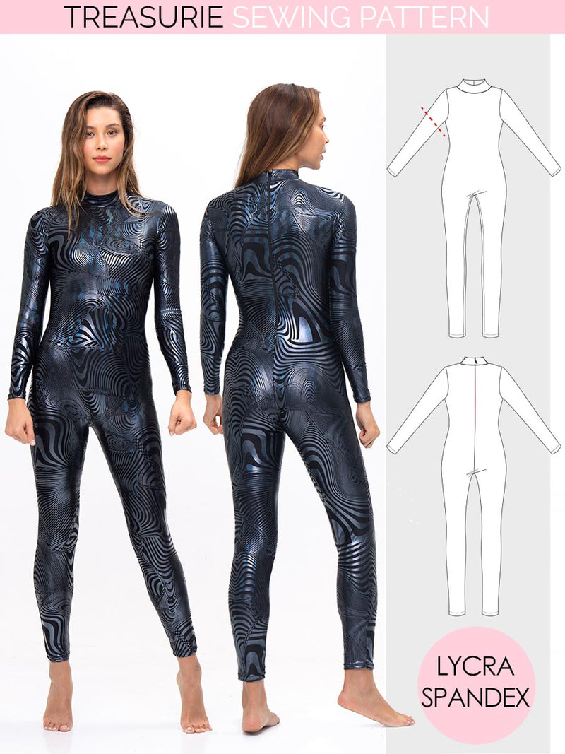 Body Suit Leotard Sewing Pattern Burda 4271 Bodysuit Size 8 10 12 14 16 18  