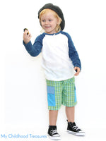 Boys Shorts Sewing Pattern - CARGO (P301)