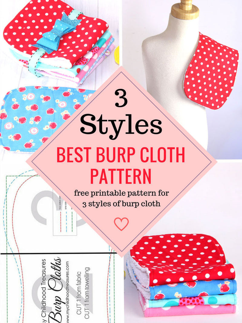 burp cloth pattern