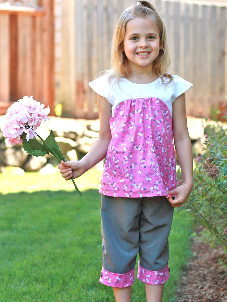 girls capri sewing pattern