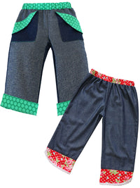 pants pattern, capri pattern