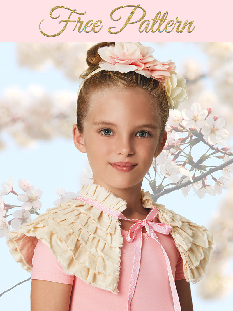 Free Sewing Pattern Caprice Capelet TREASURIE