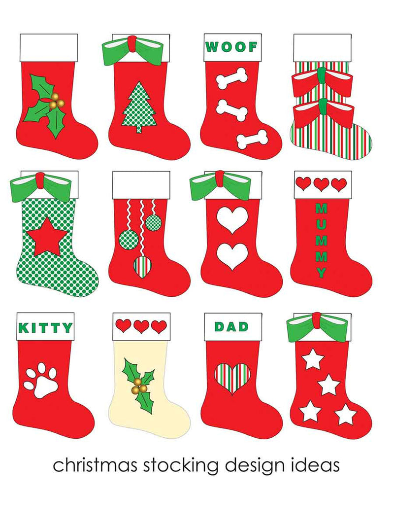 christmas stocking sewing pattern, christmas diy