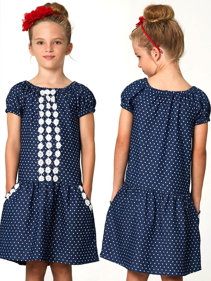 girls peasant dress sewing pattern