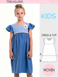 BEVERLEY Dress and Top Pattern (2-10)