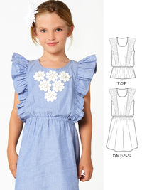 girls dress pattern