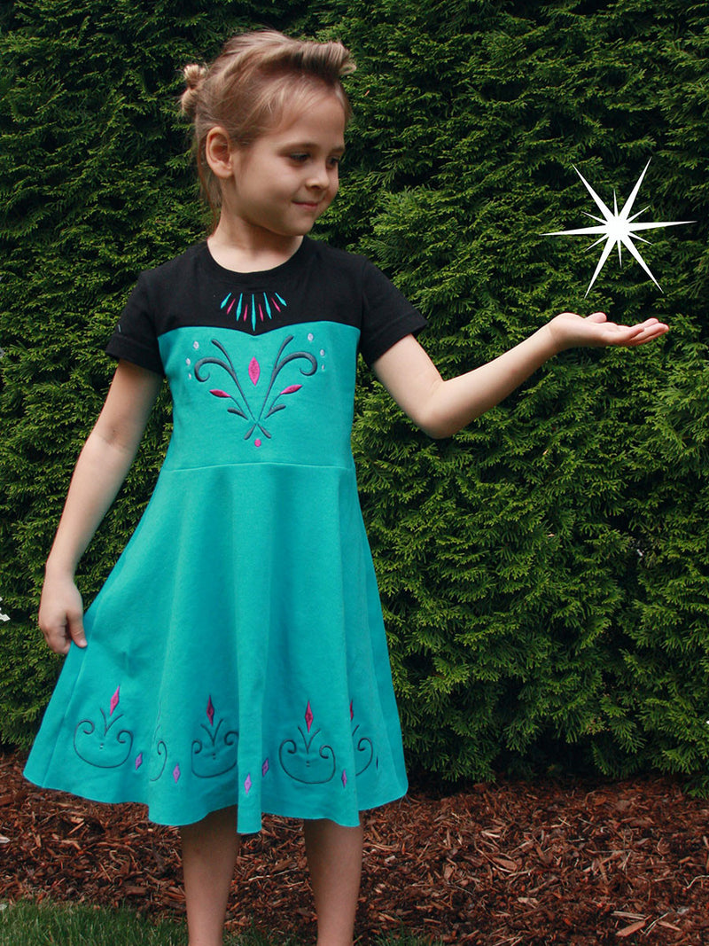 Amethyst's Amazing Yoke Dress Sizes NB to 14 Kids PDF Pattern
