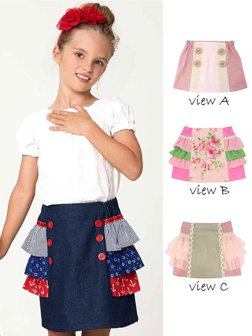 Buy Sale GIRLS SEWING PATTERN Sew Fall Clothes Clothing Turtleneck Shirt  Leggings Skirt Vest Easy Size 3 4 5 6 7 8 10 12 14 Teen 8807 Online in  India 