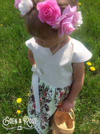 TESSA - Girls Wrap Dress Sewing Pattern