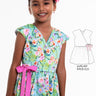 girls wrap dress pattern