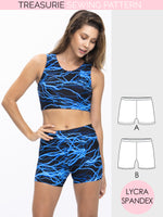 gym shorts pattern