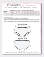 Panties Pattern HIPSTER - Womens (U301-L)