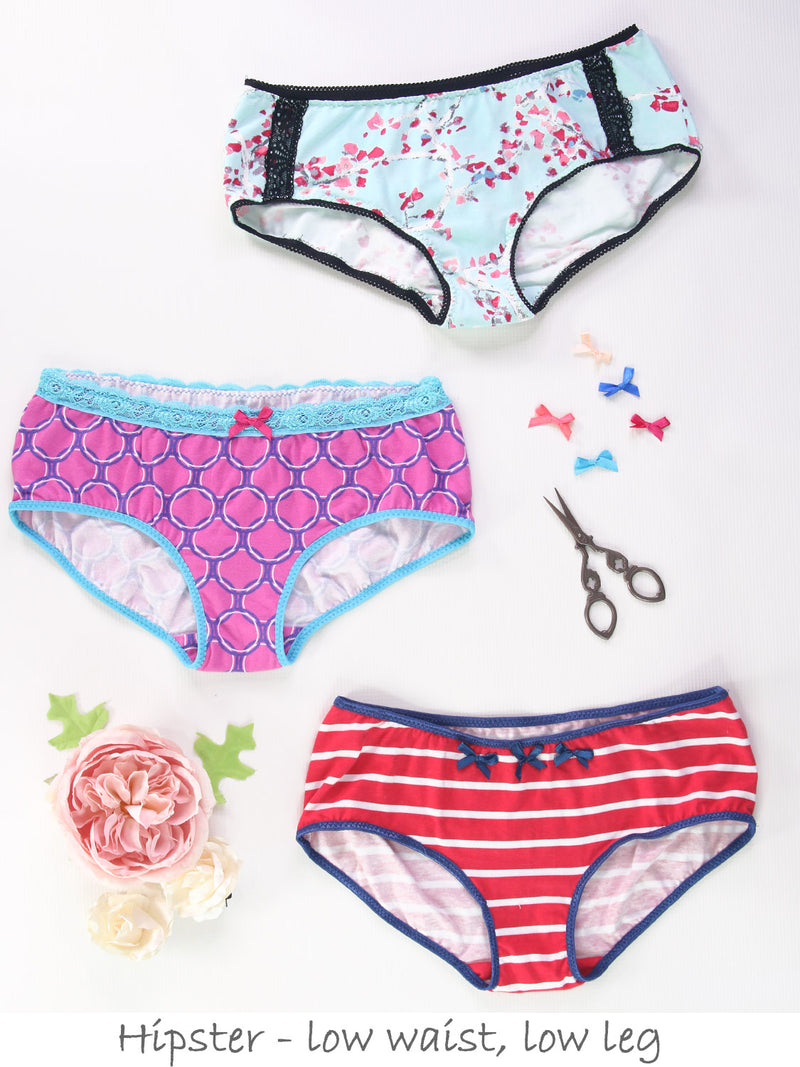 Pattern - Misses Panties, Briefs, Bikini, Hipster, Thong (4