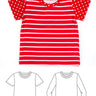 tshirt pattern, baby tshirt pattern, kids tshirt pattern