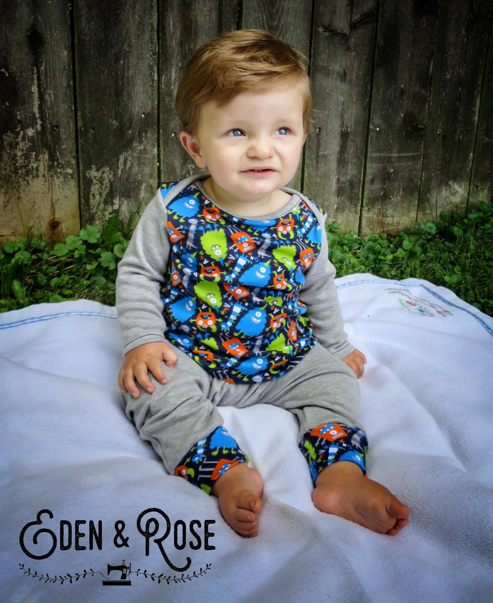 Baby Tshirt Pattern - Overlapped – TREASURIE