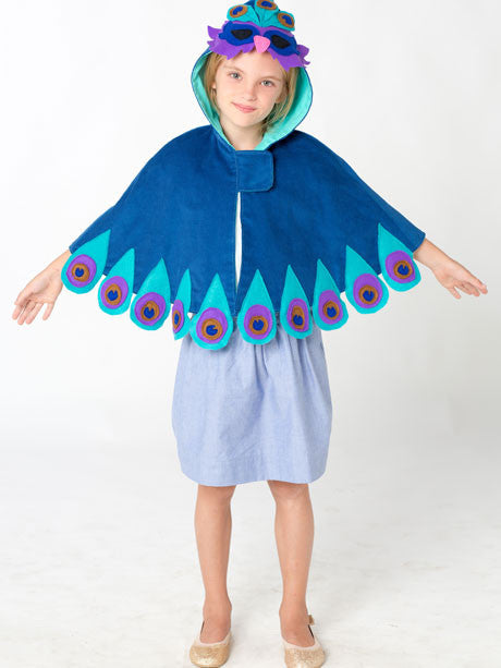 costume cape girls digital downloadable PDF sewing pattern,sew children's clothing pattern, reversible cape